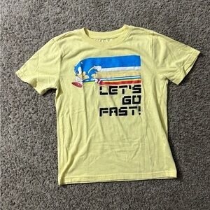 Sonic the Hedgehog Yellow Kids T-Shirt